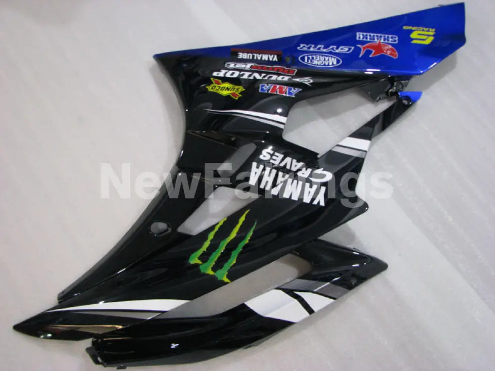 Blue and Black Monster - YZF-R6 06-07 Fairing Kit