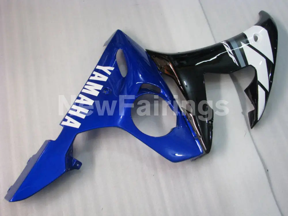 Blue and Black White Factory Style - YZF-R6 05 Fairing Kit