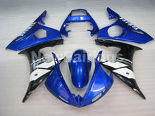 Cargar imagen en el visor de la galería, Blue and Black White Factory Style - YZF-R6 05 Fairing Kit
