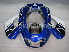 Blue and Black White Factory Style - YZF1000R Thunderace 96-05 Fairing Kit