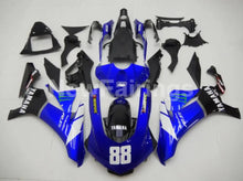 Cargar imagen en el visor de la galería, Blue and Black White Monster - YZF-R1 15-19 Fairing Kit