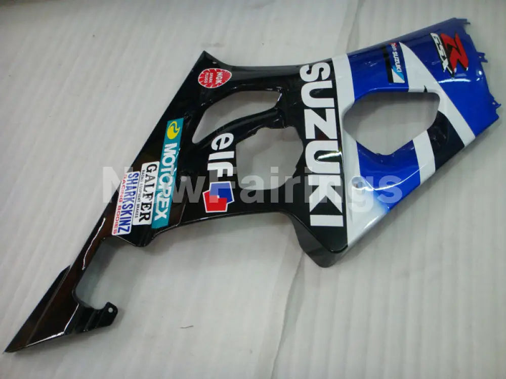 Blue and Black White MOTOREX - GSX-R1000 03-04 Fairing Kit