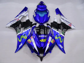 Blue and Black White Movistar - YZF-R6 06-07 Fairing Kit