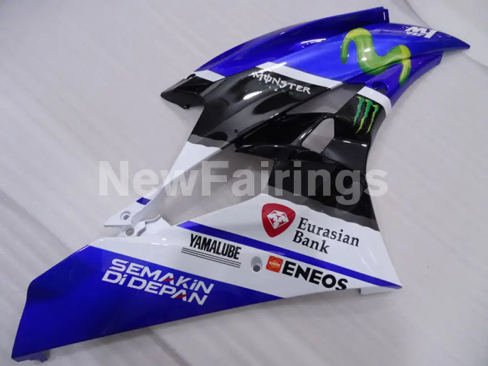 Blue and Black White Movistar - YZF-R6 06-07 Fairing Kit