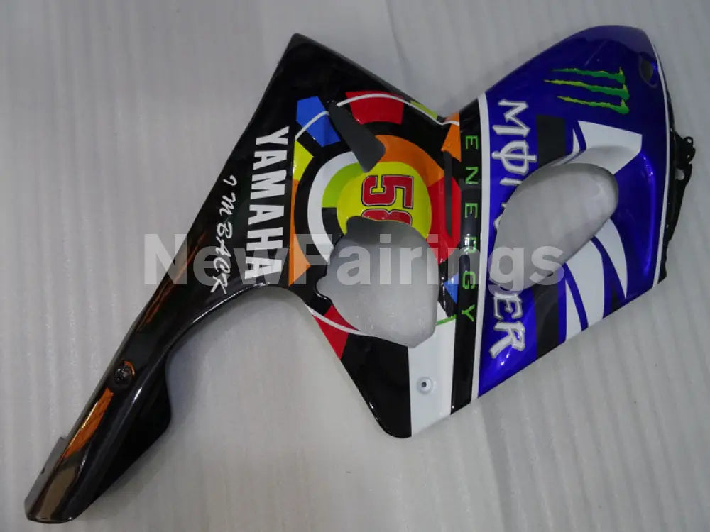 Blue and Black Yellow Monster - YZF600R Thundercat 96-07 Fairing Kit