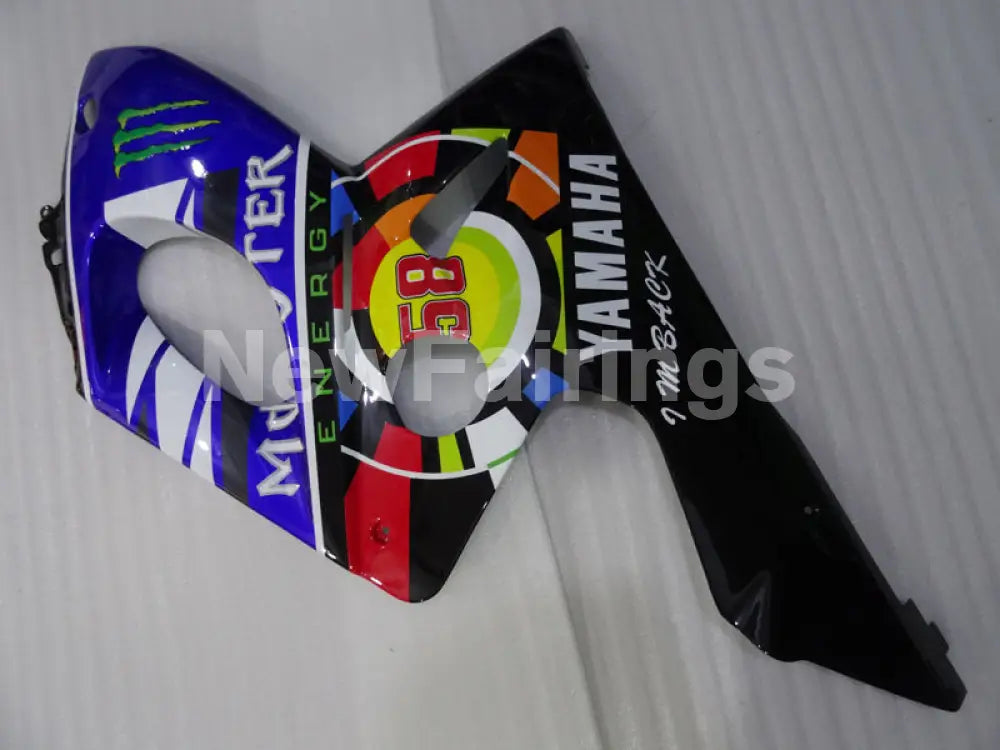 Blue and Black Yellow Monster - YZF600R Thundercat 96-07 Fairing Kit