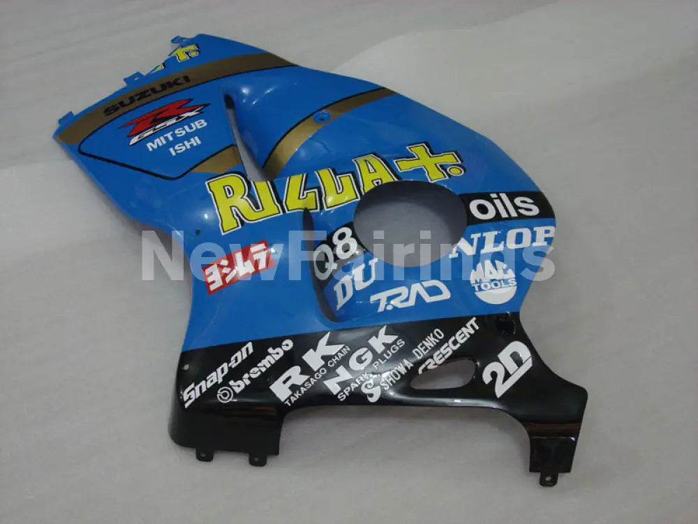 Blue and Black Yellow Rizla - GSX1300R Hayabusa 99-07 Fairing Kit