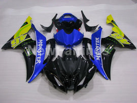 Blue and Black Yellow with Number 46 Monster - YZF-R6 08-16 Fairing Kit