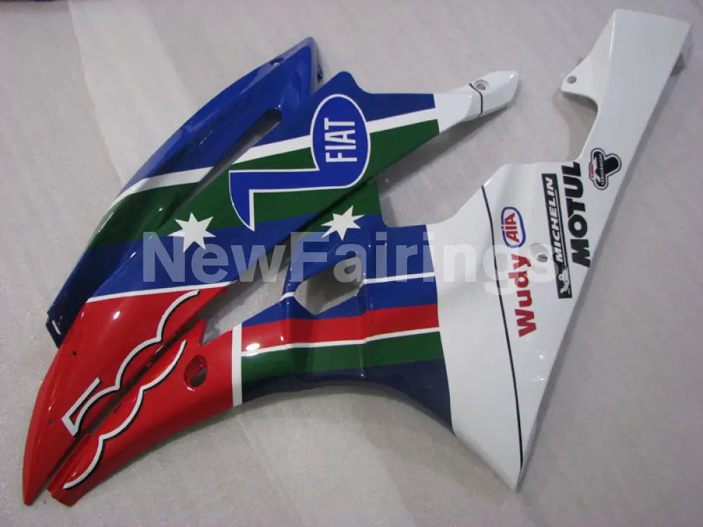 Blue and Green Red FIAT - YZF-R6 06-07 Fairing Kit