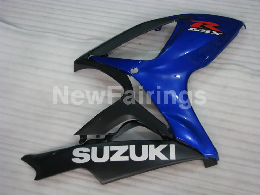 Blue and Matte Black Factory Style - GSX-R600 06-07 Fairing Kit