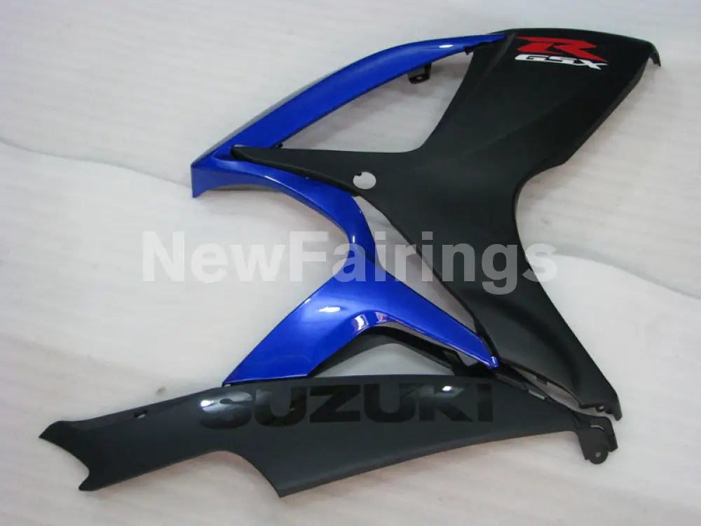 Blue and Matte Black Factory Style - GSX-R600 06-07 Fairing Kit