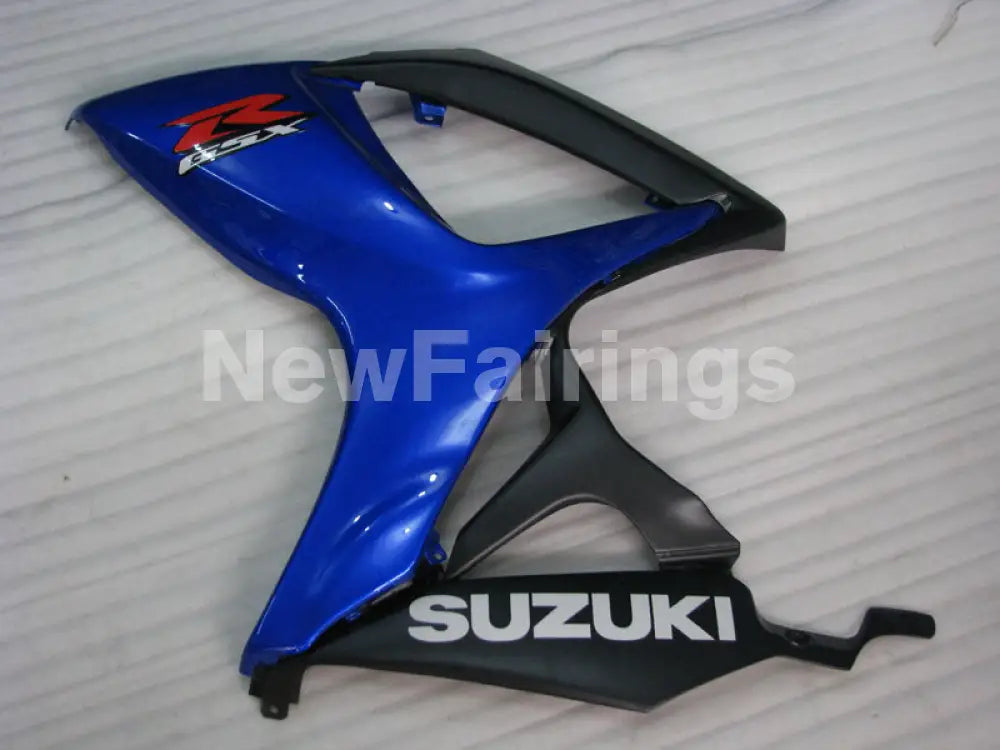 Blue and Matte Black Factory Style - GSX-R750 06-07 Fairing Kit