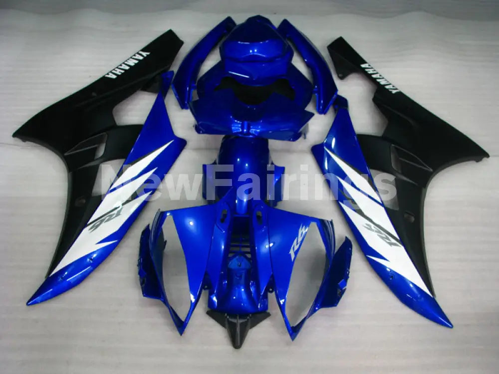 Blue and Matte Black Factory Style - YZF-R6 06-07 Fairing Kit