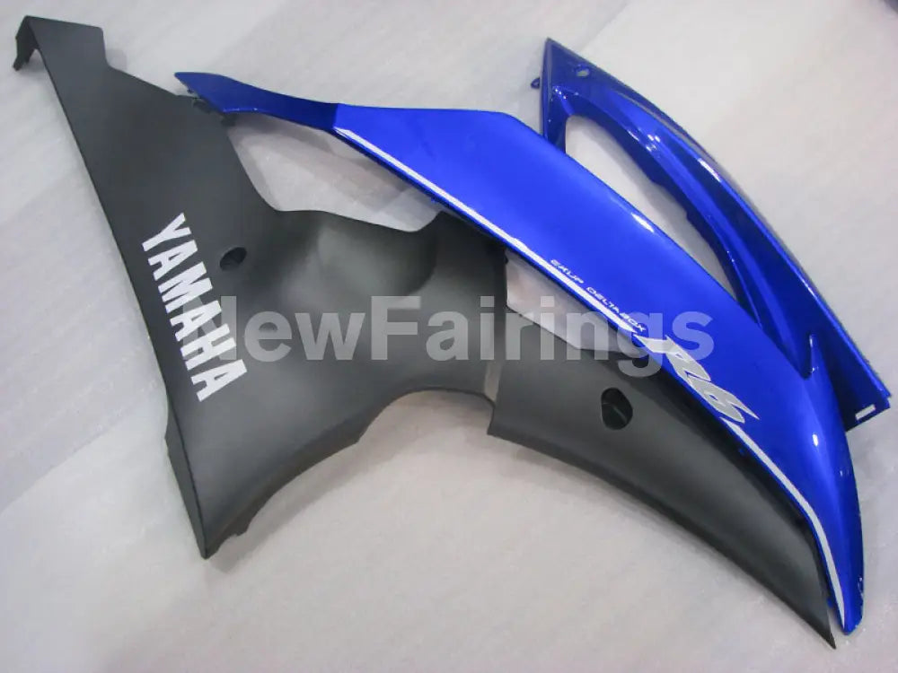 Blue and Matte Black Factory Style - YZF-R6 08-16 Fairing Kit