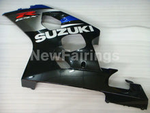 Cargar imagen en el visor de la galería, Blue and Silver Black Factory Style - GSX-R600 04-05 Fairing Kit