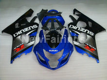 Cargar imagen en el visor de la galería, Blue and Silver Black Factory Style - GSX-R600 04-05 Fairing Kit