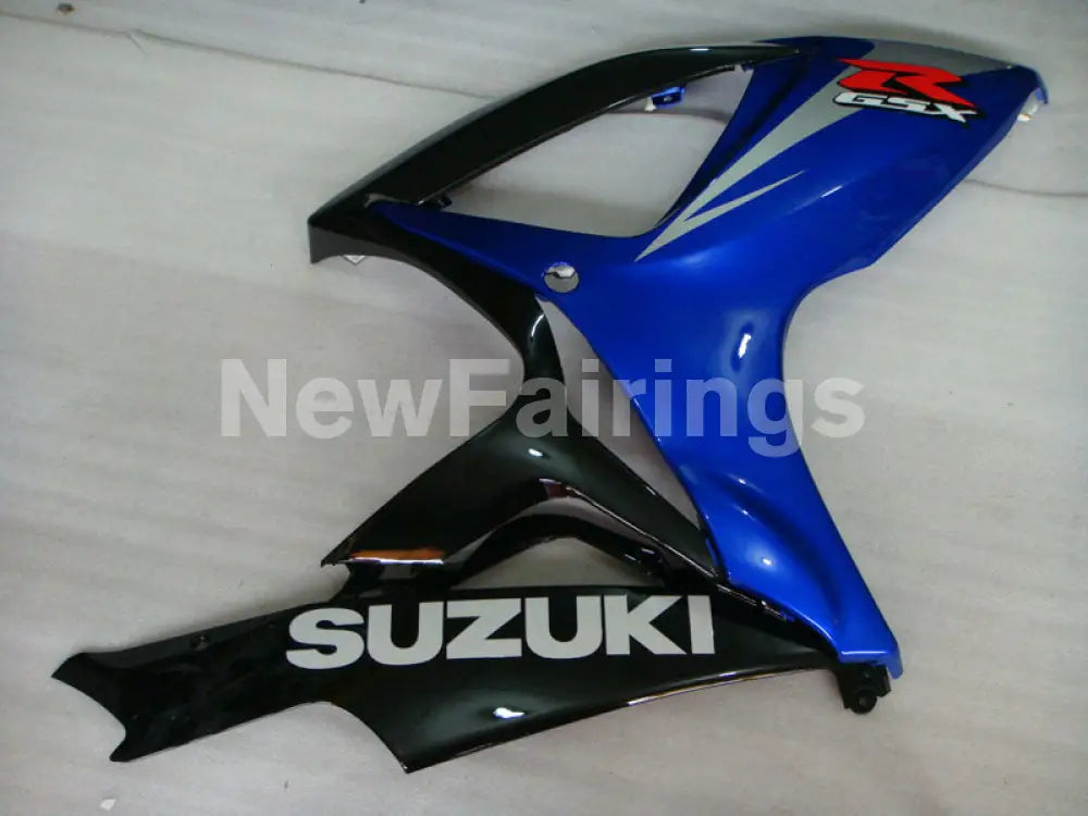 Blue and Silver Black Factory Style - GSX-R600 06-07 Fairing Kit