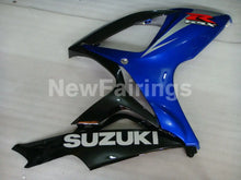 Cargar imagen en el visor de la galería, Blue and Silver Black Factory Style - GSX-R600 06-07 Fairing Kit