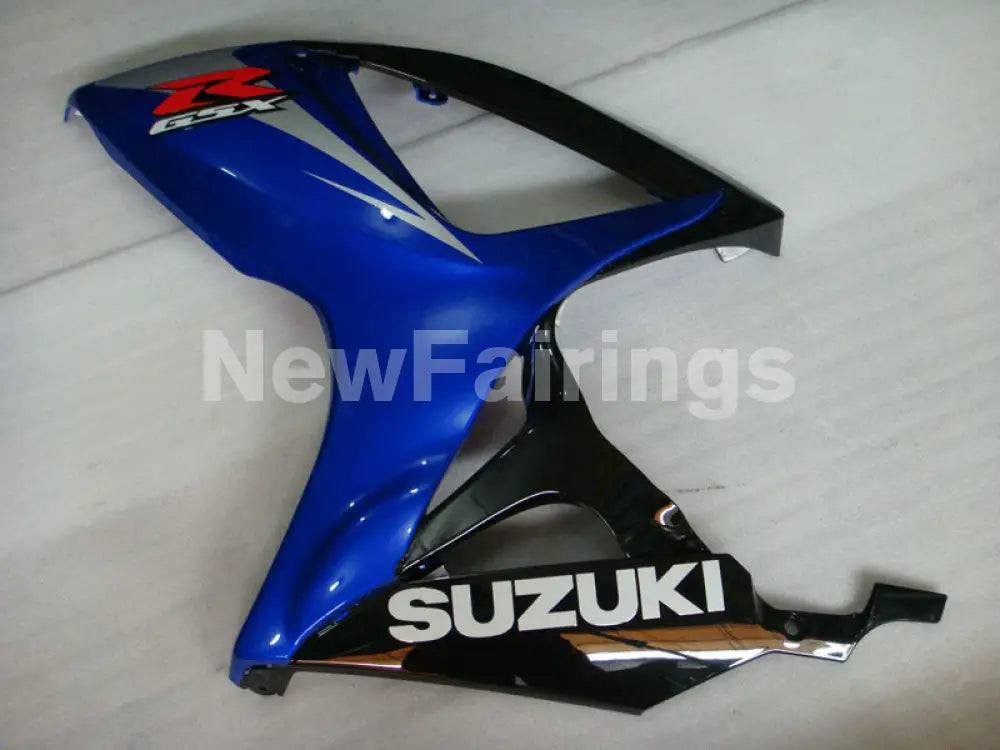 Blue and Silver Black Factory Style - GSX-R600 06-07 Fairing Kit