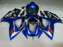 Cargar imagen en el visor de la galería, Blue and Silver Black Factory Style - GSX-R600 06-07 Fairing Kit