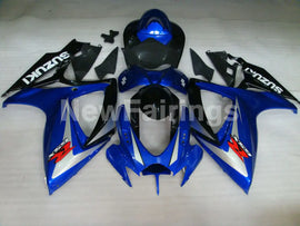 Blue and Silver Black Factory Style - GSX-R600 06-07 Fairing Kit