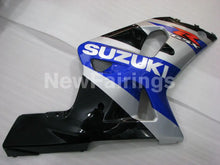 Cargar imagen en el visor de la galería, Blue and Silver Black Factory Style - GSX-R750 00-03 Fairing Kit