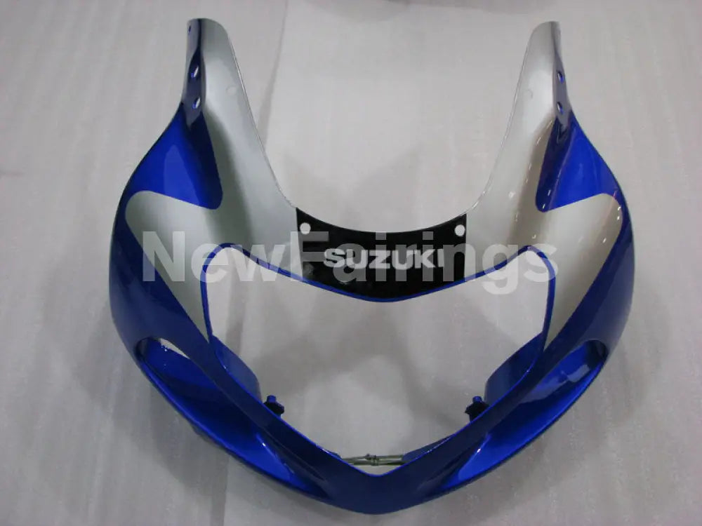 Blue and Silver Black Factory Style - GSX-R750 00-03 Fairing Kit