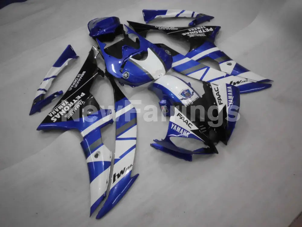 Blue and White Black 50th anniversary - YZF-R6 08-16 Fairing Kit