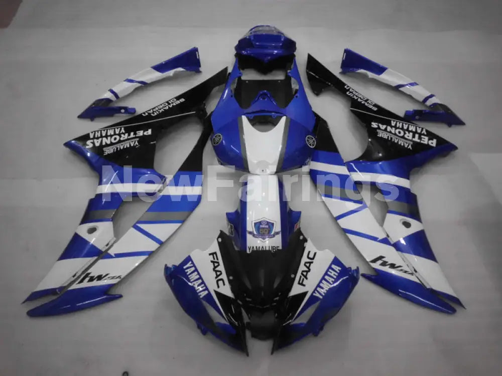 Blue and White Black 50th anniversary - YZF-R6 08-16 Fairing Kit