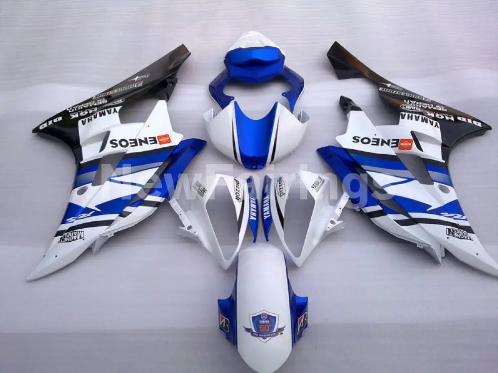 Blue and White Black ENEOS - YZF-R6 06-07 Fairing Kit