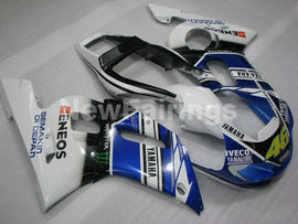 Blue and White Black ENEOS - YZF-R6 98-02 Fairing Kit