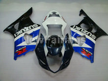 Cargar imagen en el visor de la galería, Blue and White Black Factory Style - GSX-R1000 03-04 Fairing Kit