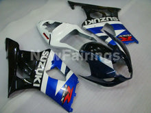 Cargar imagen en el visor de la galería, Blue and White Black Factory Style - GSX-R1000 03-04 Fairing Kit
