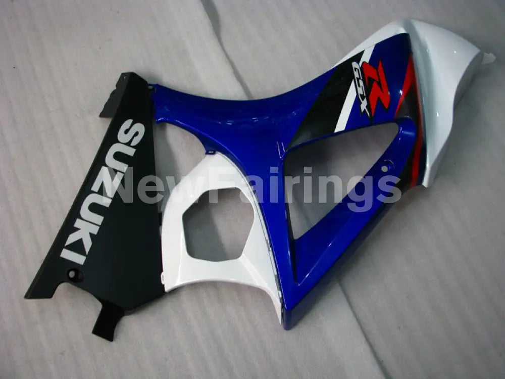 Blue and White Black Factory Style - GSX-R1000 07-08 Fairing Kit