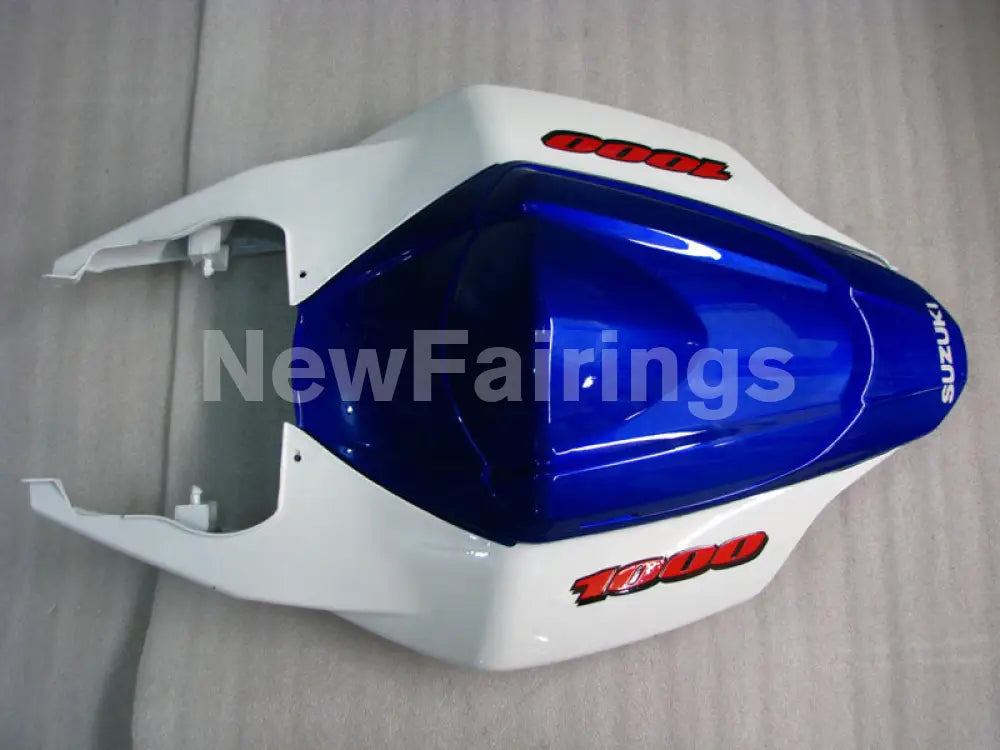 Blue and White Black Factory Style - GSX-R1000 07-08 Fairing Kit