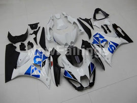Blue and White Black Factory Style - GSX-R1000 17-24 Fairing Kit