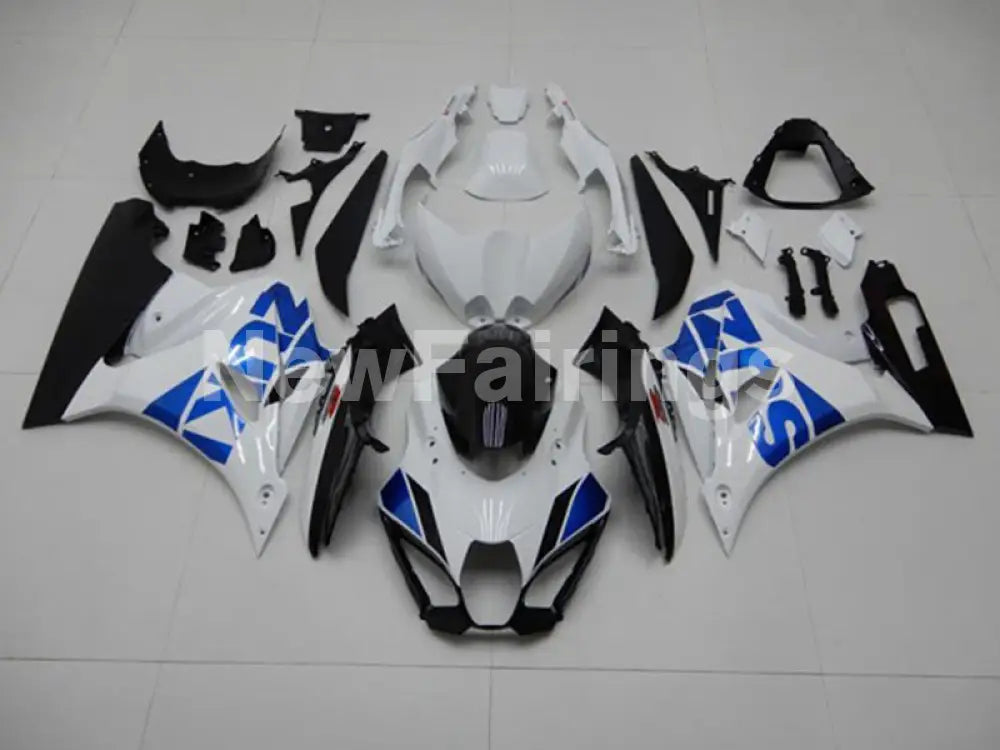 Blue and White Black Factory Style - GSX-R1000 17-24 Fairing Kit