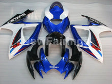 Cargar imagen en el visor de la galería, Blue and White Black Factory Style - GSX-R600 06-07 Fairing Kit