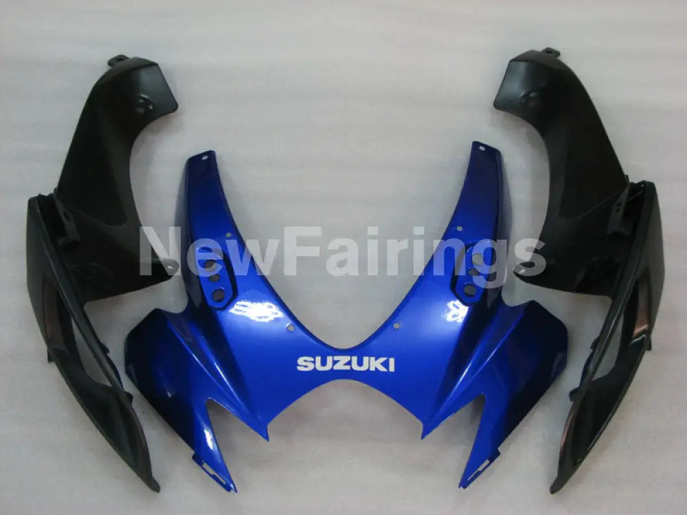 Blue and White Black Factory Style - GSX-R600 06-07 Fairing Kit