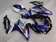 Cargar imagen en el visor de la galería, Blue and White Black Factory Style - GSX-R600 08-10 Fairing Kit