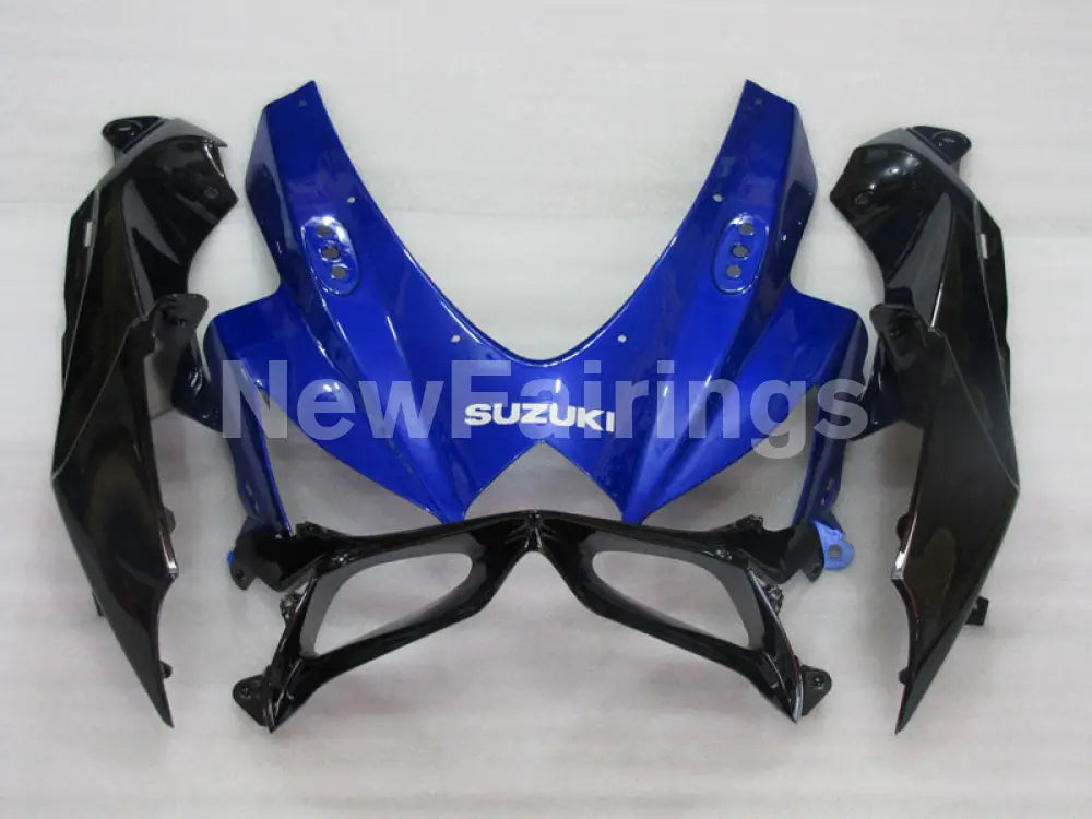 Blue and White Black Factory Style - GSX-R600 08-10 Fairing Kit
