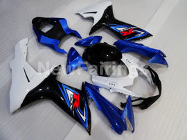Blue and White Black Factory Style - GSX-R600 11-24 Fairing Kit