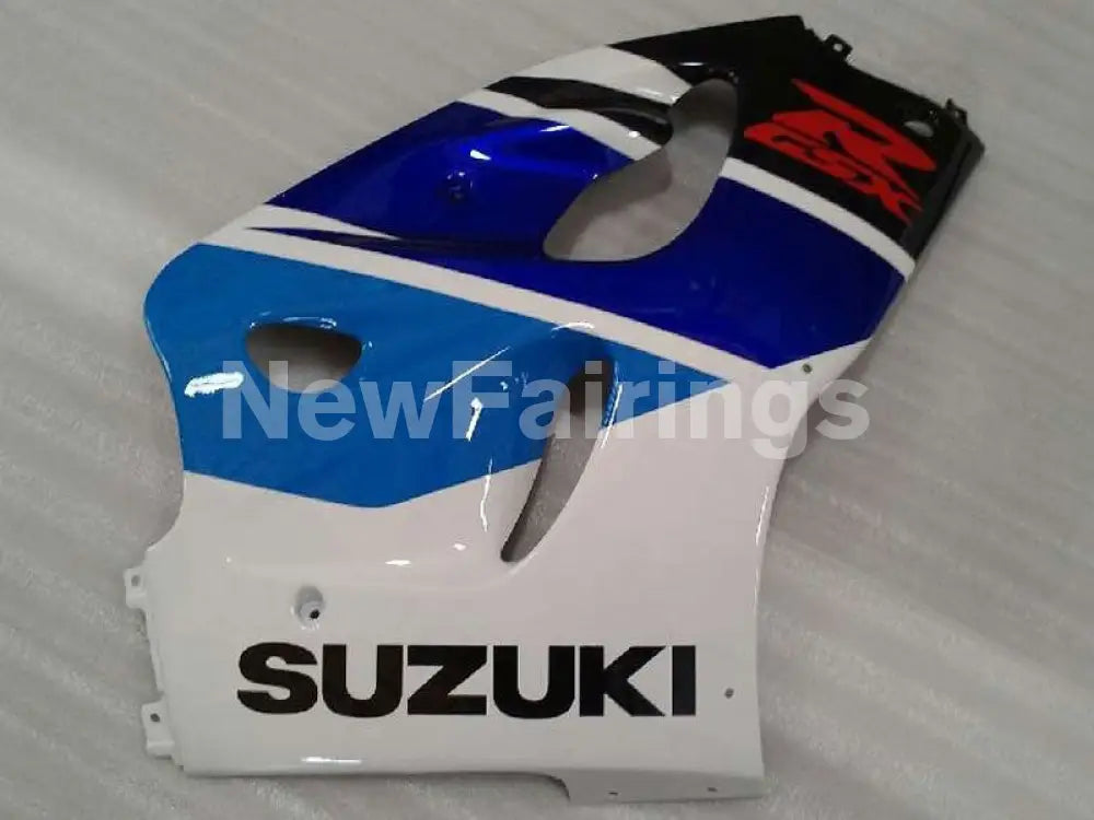 Blue and White Black Factory Style - GSX-R600 96-00 Fairing Kit