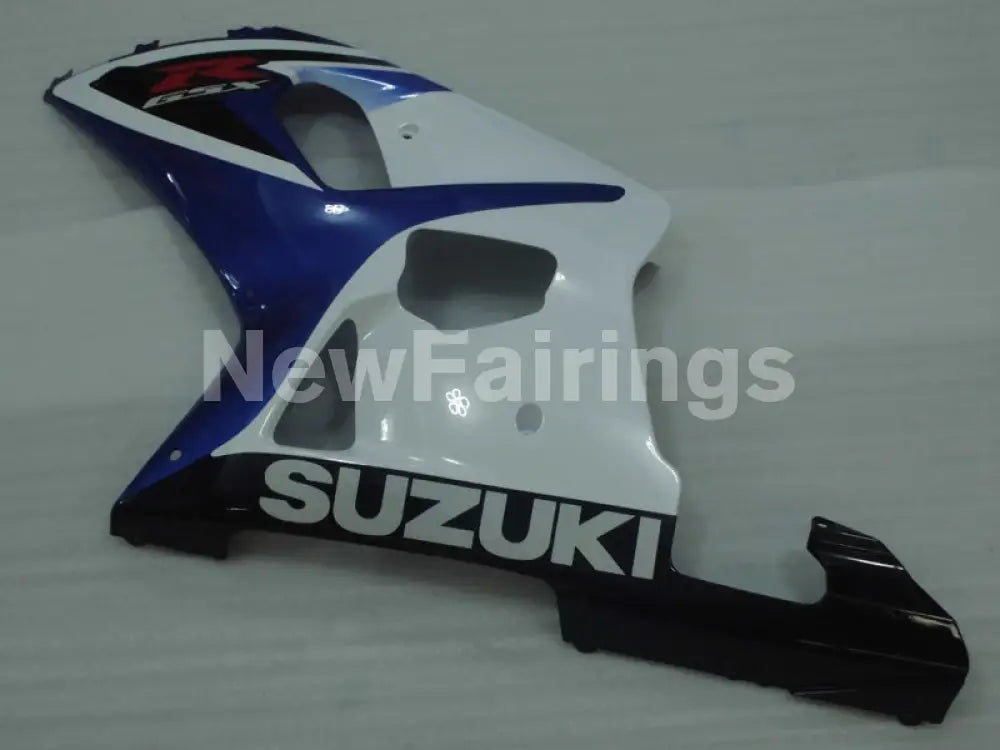 Blue and White Black Factory Style - GSX-R750 00-03 Fairing Kit