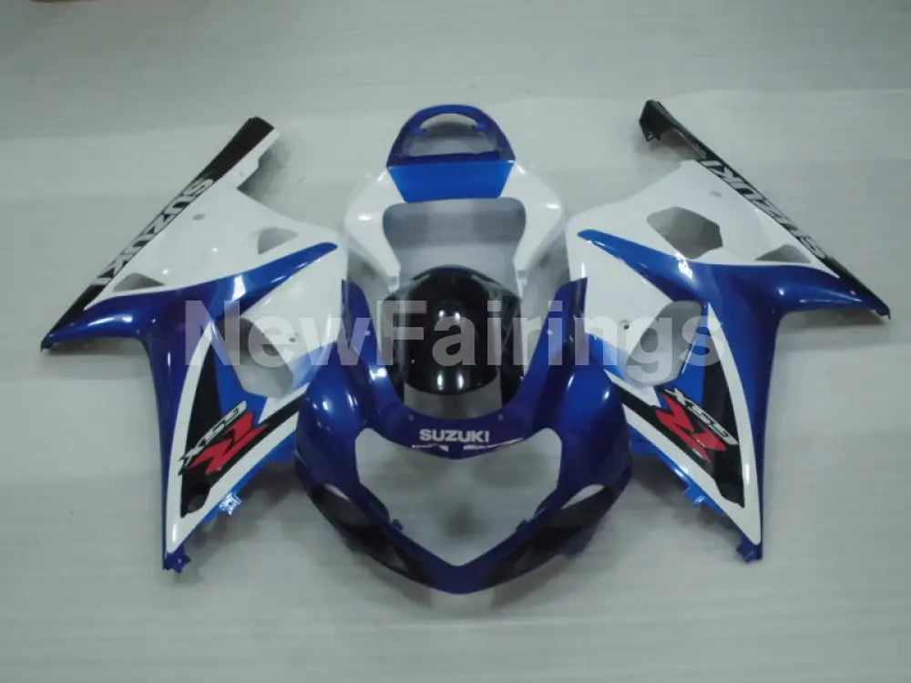 Blue and White Black Factory Style - GSX-R750 00-03 Fairing Kit