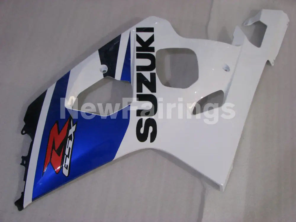 Blue and White Black Factory Style - GSX-R750 04-05 Fairing Kit