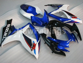 Blue and White Black Factory Style - GSX-R750 06-07 Fairing Kit