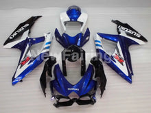Cargar imagen en el visor de la galería, Blue and White Black Factory Style - GSX-R750 08-10 Fairing Kit