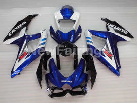 Blue and White Black Factory Style - GSX-R750 08-10 Fairing Kit