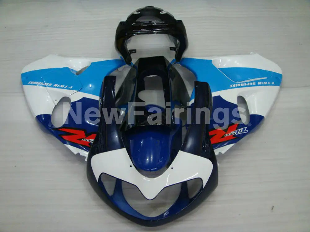 Blue and White Black Factory Style - TL1000R 98-03 Fairing Kit